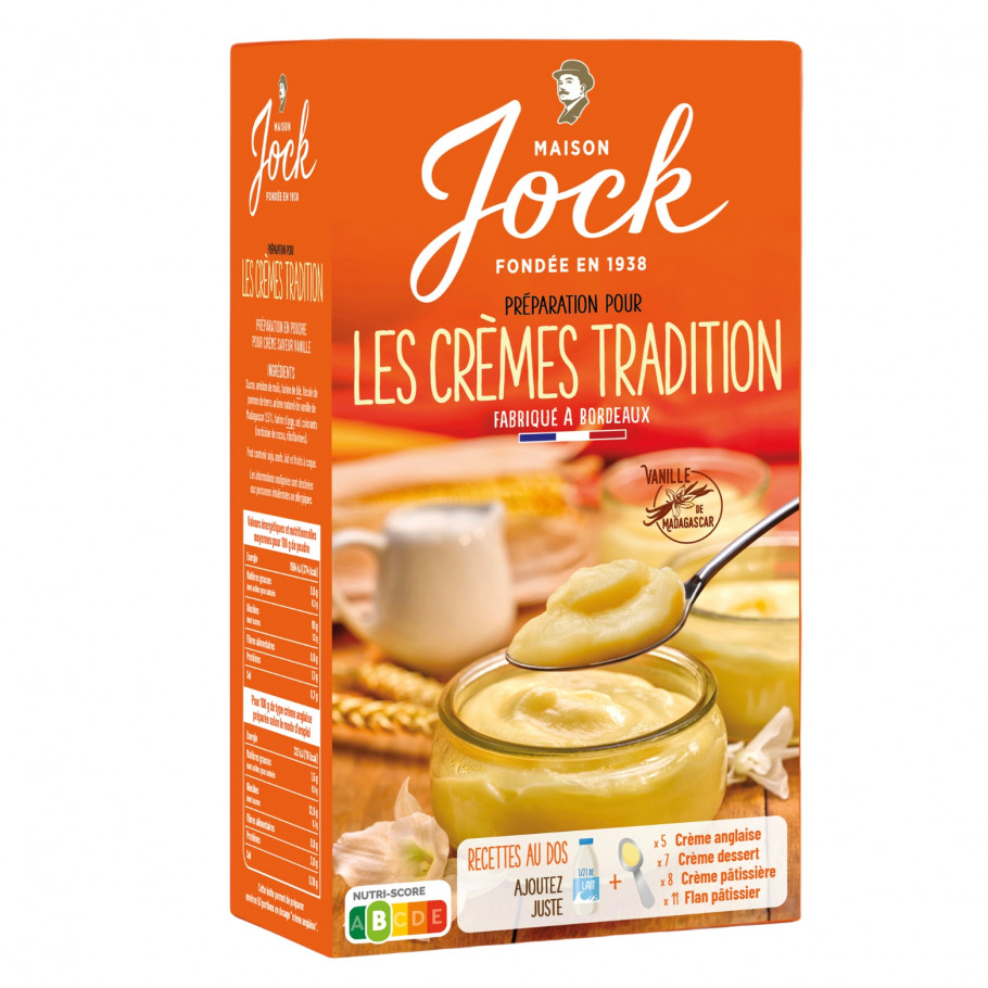 Préparation Crème vanille tradition  "Nouveau packaging"