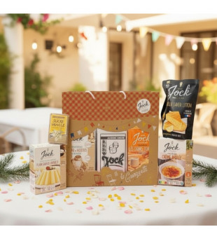 Pochette Moelleux citron et son assortiment