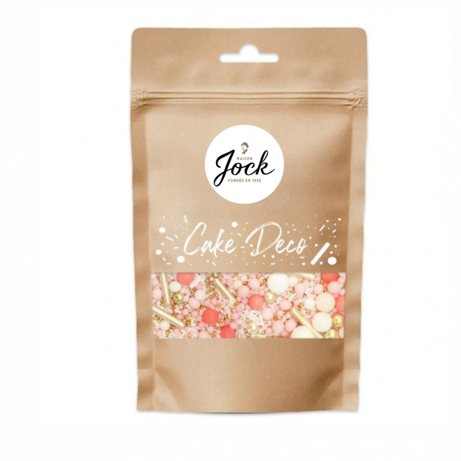 Décors sucrés mix rods rose doré 70g