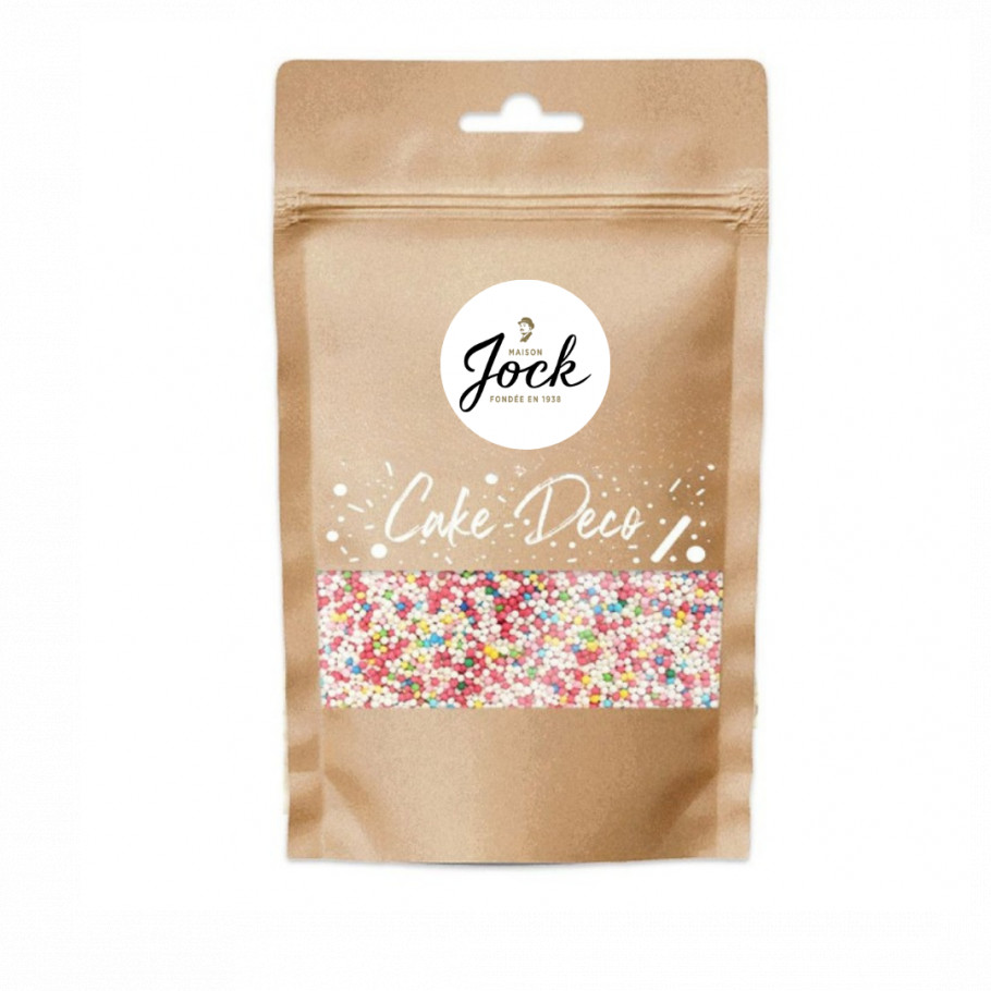 Décors sucrés mini-billes multicolores 80g