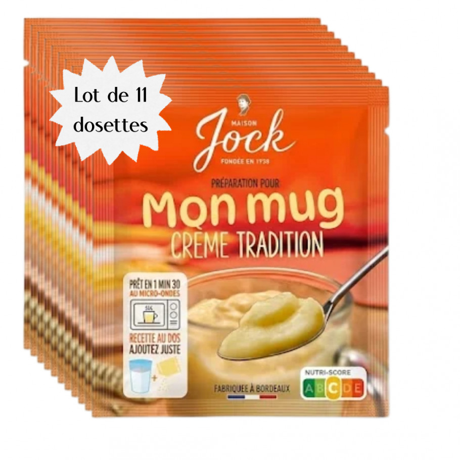 Lot gourmand : 11 Dosettes  Mon Mug Crème Vanille Tradition