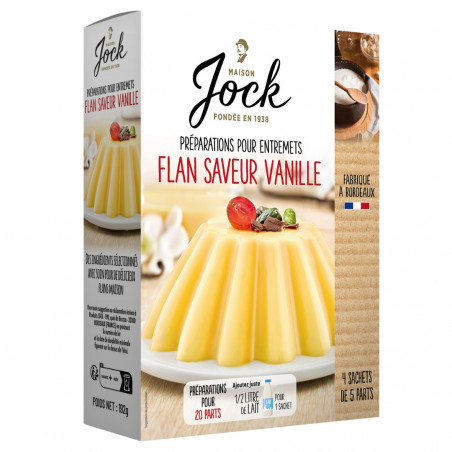 flan vanille facile et onctueux maison jock