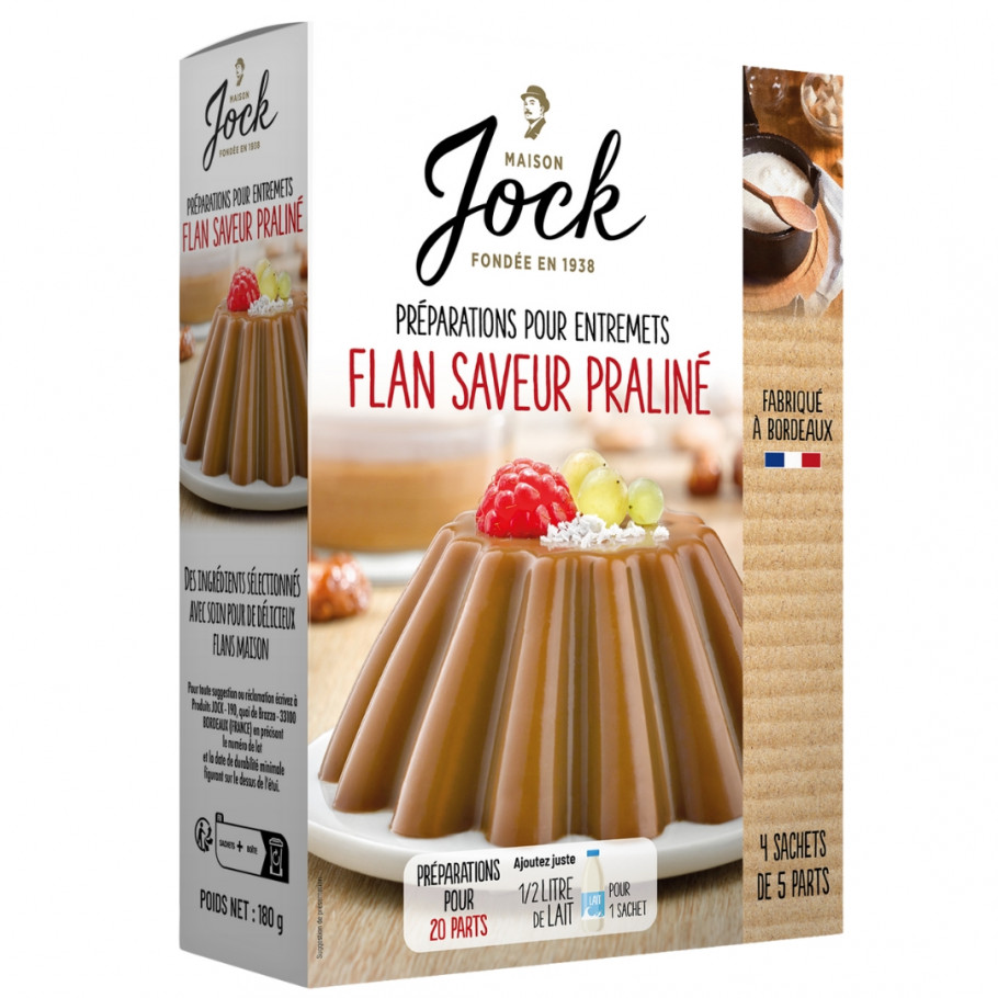 Préparation Entremet Flan Praliné