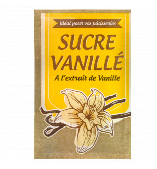 Sucre vanillé : 10 sachets