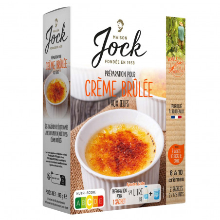 préparation crème brulée facile et onctueuse maison jock