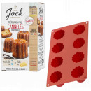 Kit Cannelés faits maison : 1 Préparation et 1 Moule 8 canneles