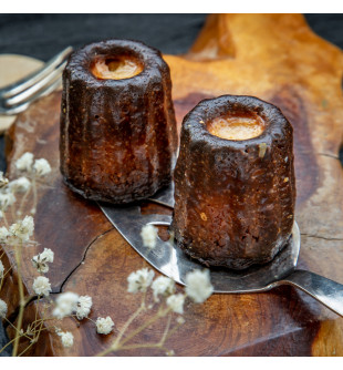 Kit Cannelés faits maison : 1 Préparation et 1 Moule 8 canneles