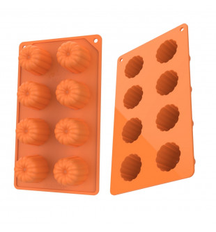 Moule 8 cannelés silicone