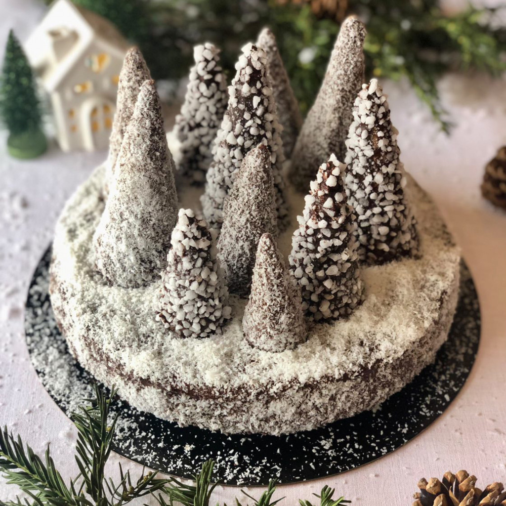 Astuce secrète pour un moelleux chocolat et ses sapins de Noël 