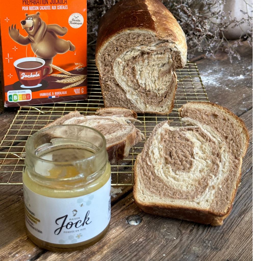 Recette Brioche marbrée au Jockola et Miel