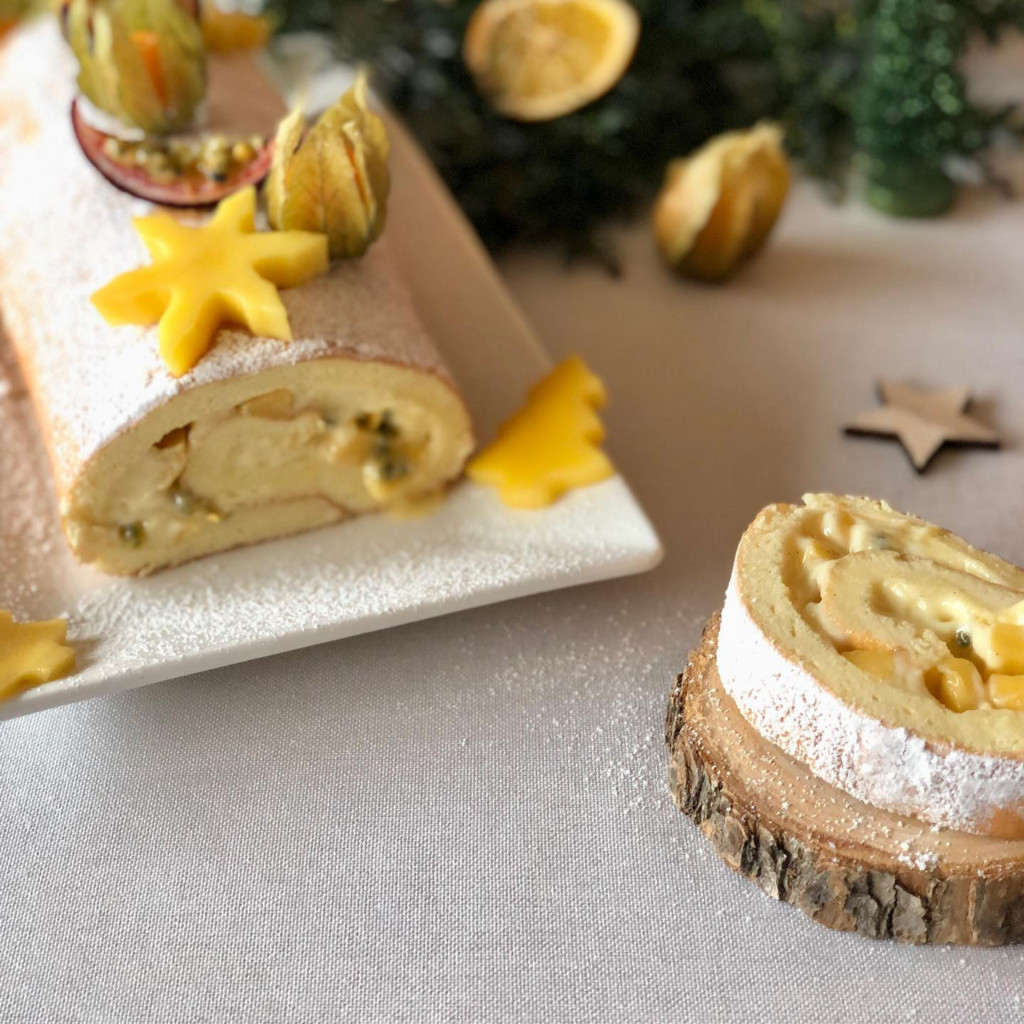 Recette Exotique de Bûche de Noël