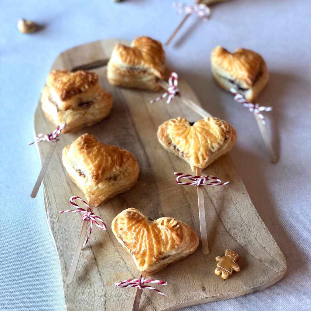 Recette galette coeur chocolat  cœur 