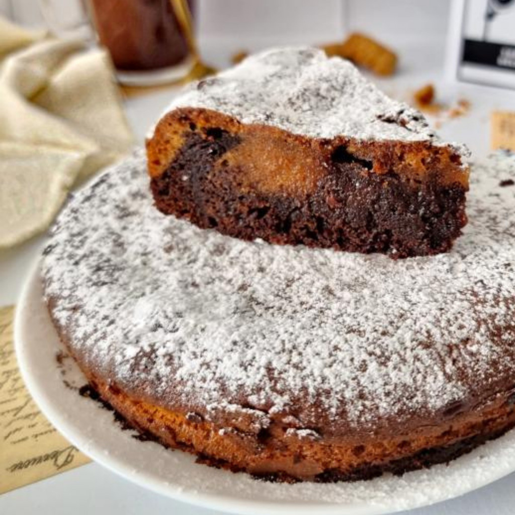 Fondant choco-caramel façon marbré !