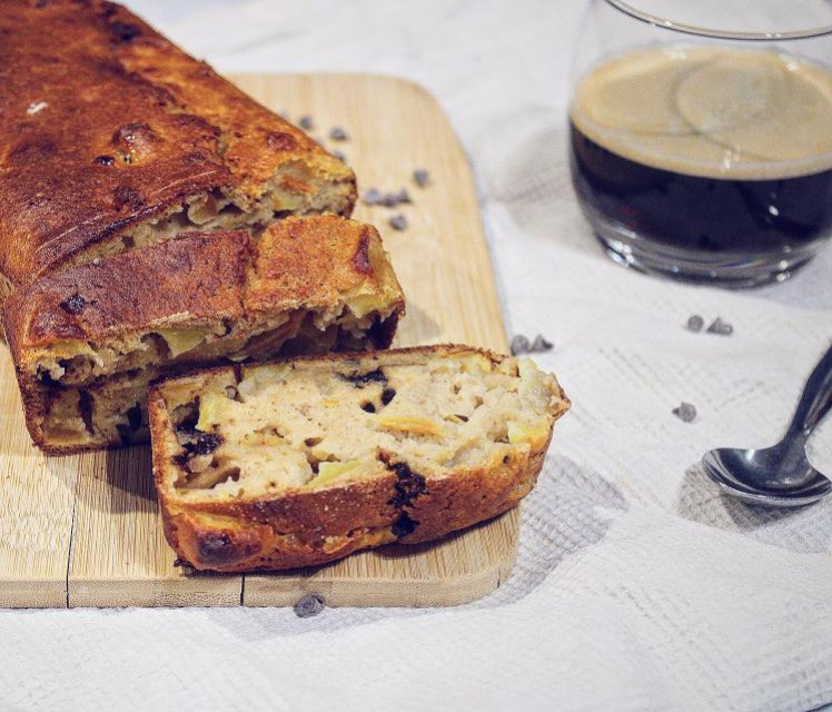 Recette Gâteau healthy pomme et pépites de Chocolat