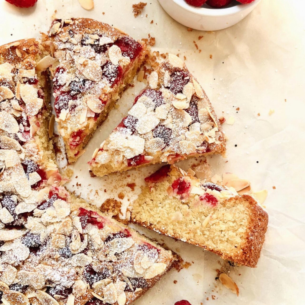 Recette Moelleux Amande Framboise 