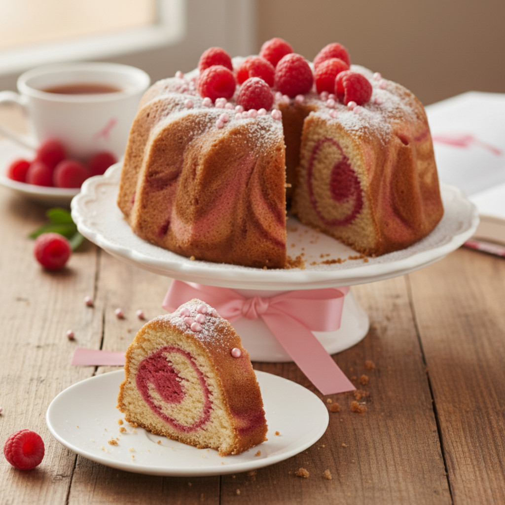 Recette Gateau noisette framboise 