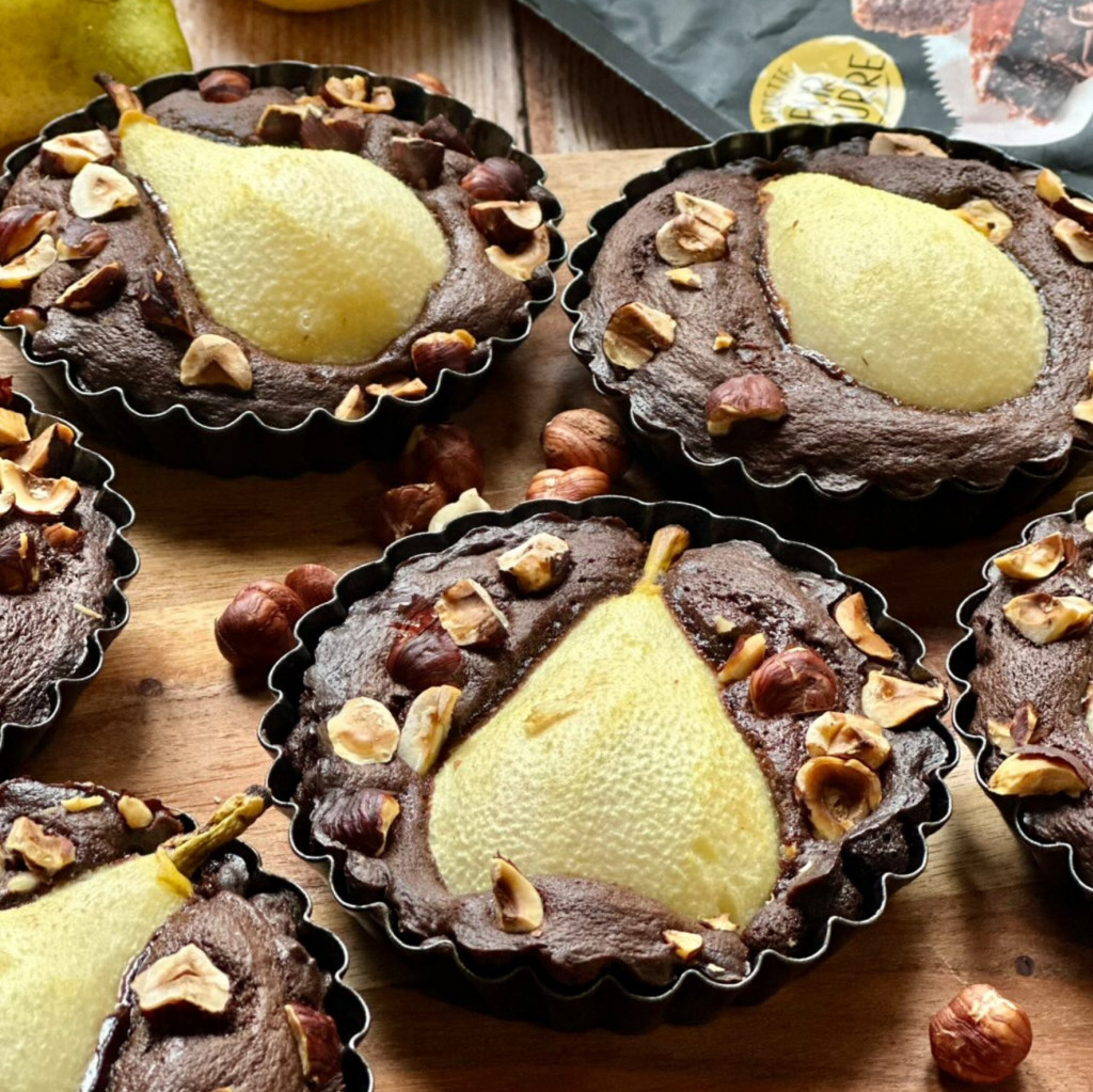 Recette Fondant Chocolat, Poires & Noisettes