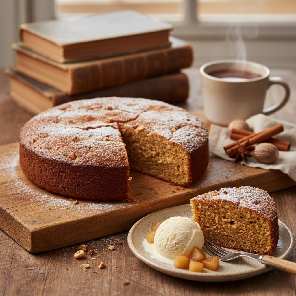 Recette Gâteau Noisettes aux Épices d’Hiver