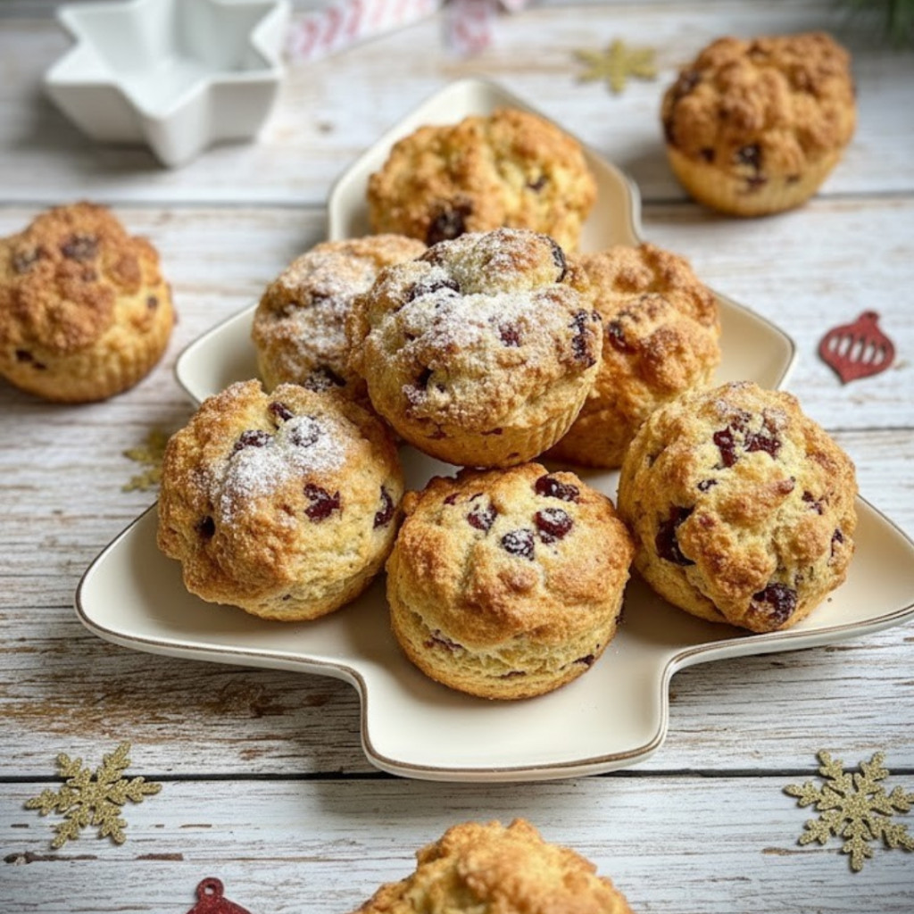 Recette scones orange et cranberries express