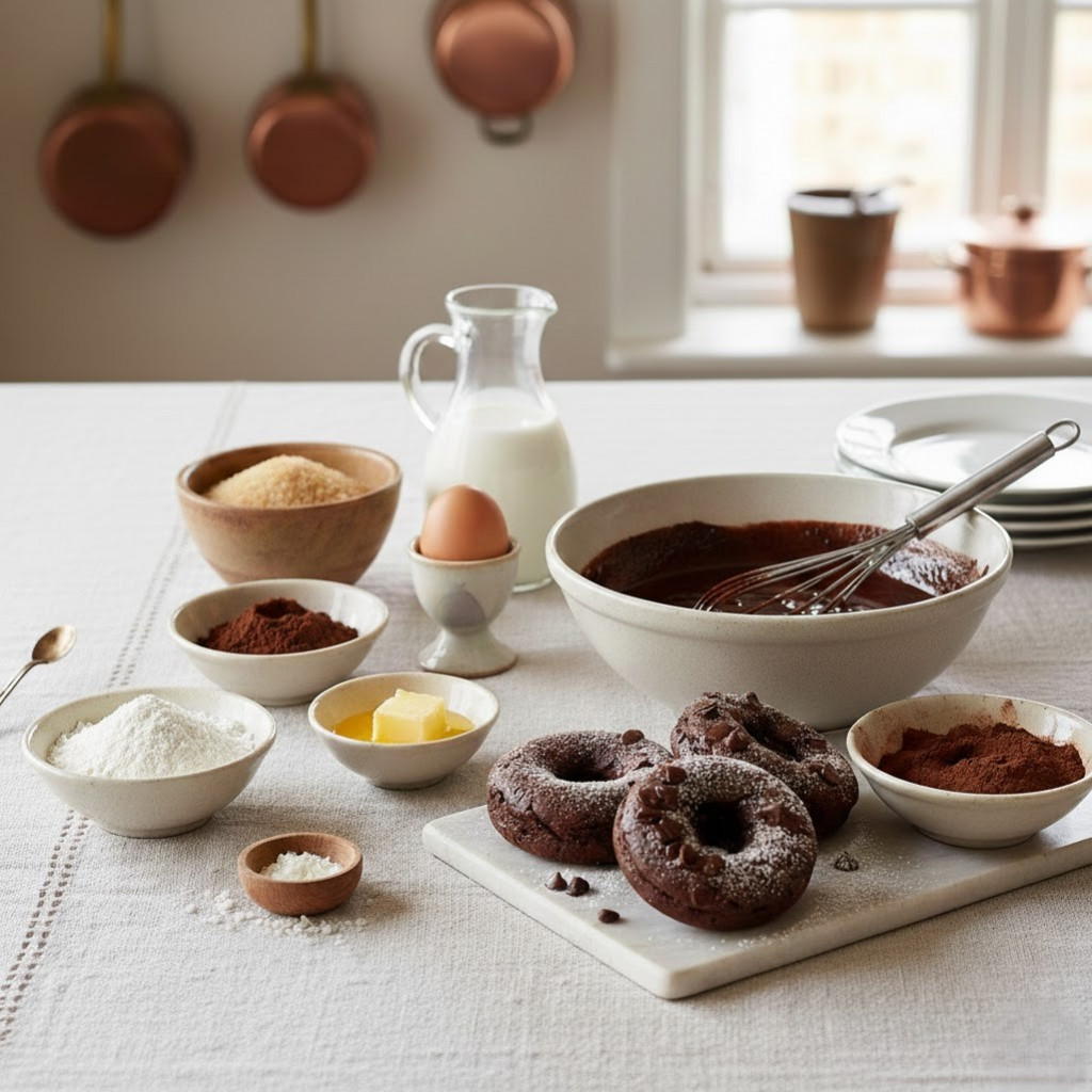 Recette des Donuts Express au Cacao et Éclats de Fève