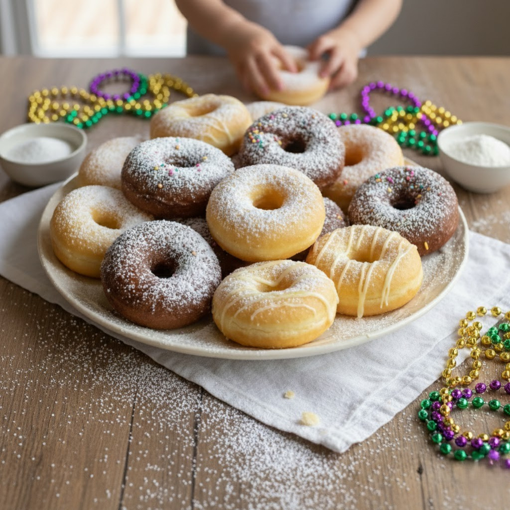 Recette des Beignets Express de Mardi Gras à la Vanille et au Cacao