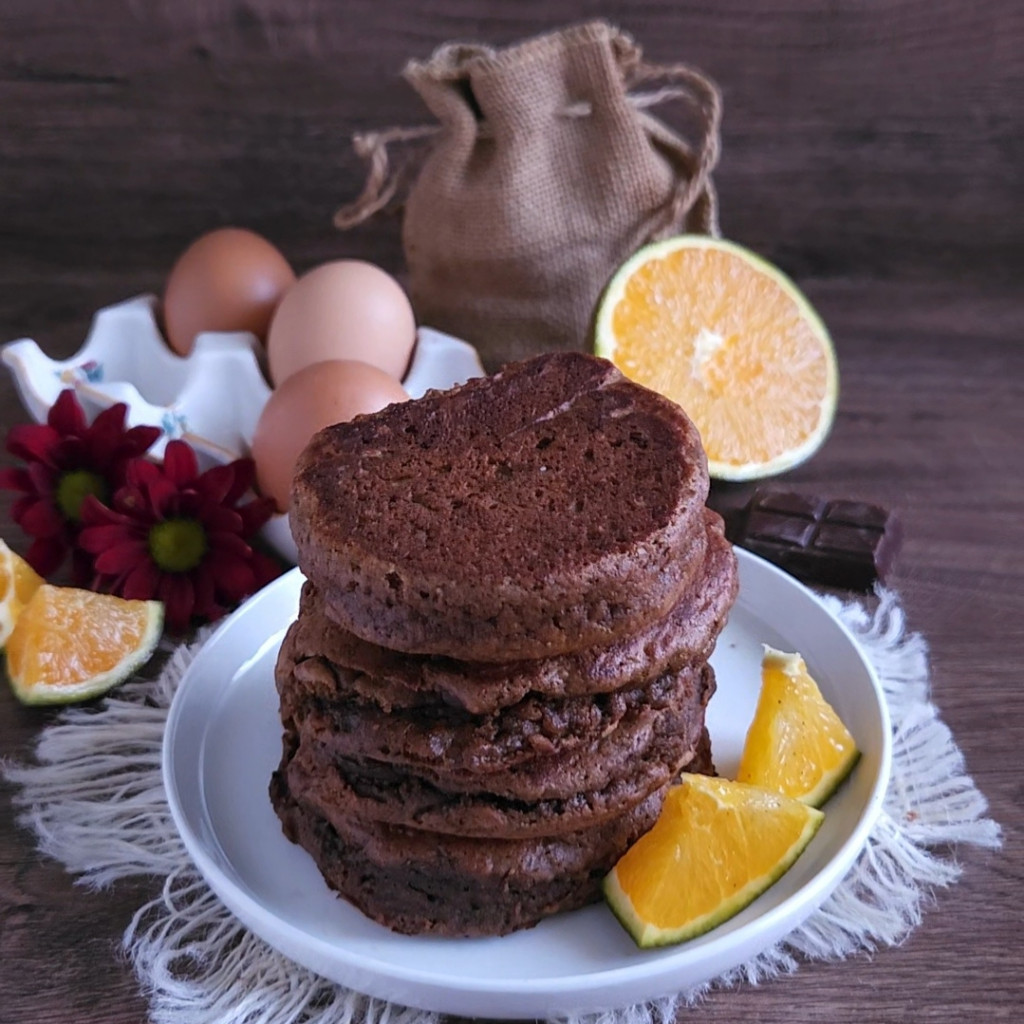 Recette du Gâteau-Pancake à la Poêle Orange et Chocolat