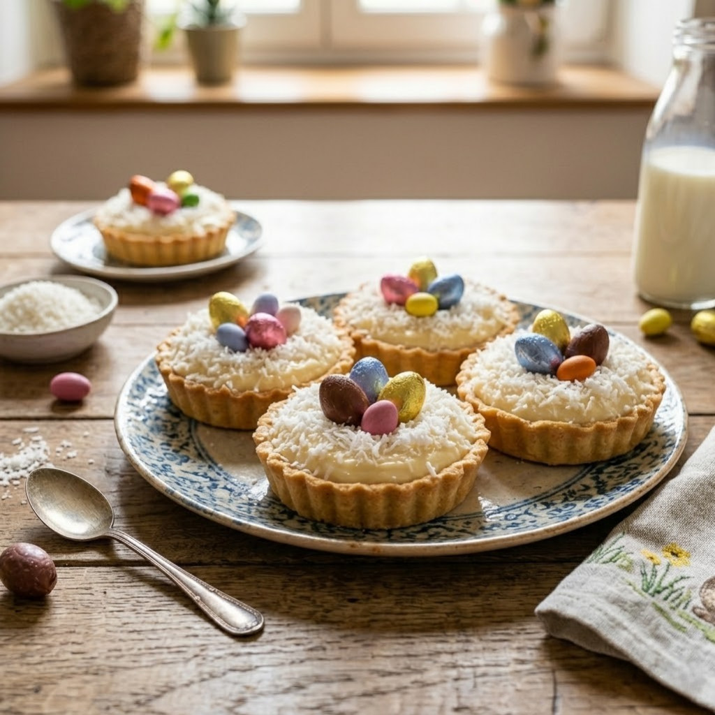 Recette des Tartelettes Nid de Pâques à la Vanille