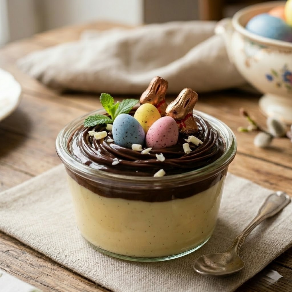 Recette  Crème vanille de Pâques