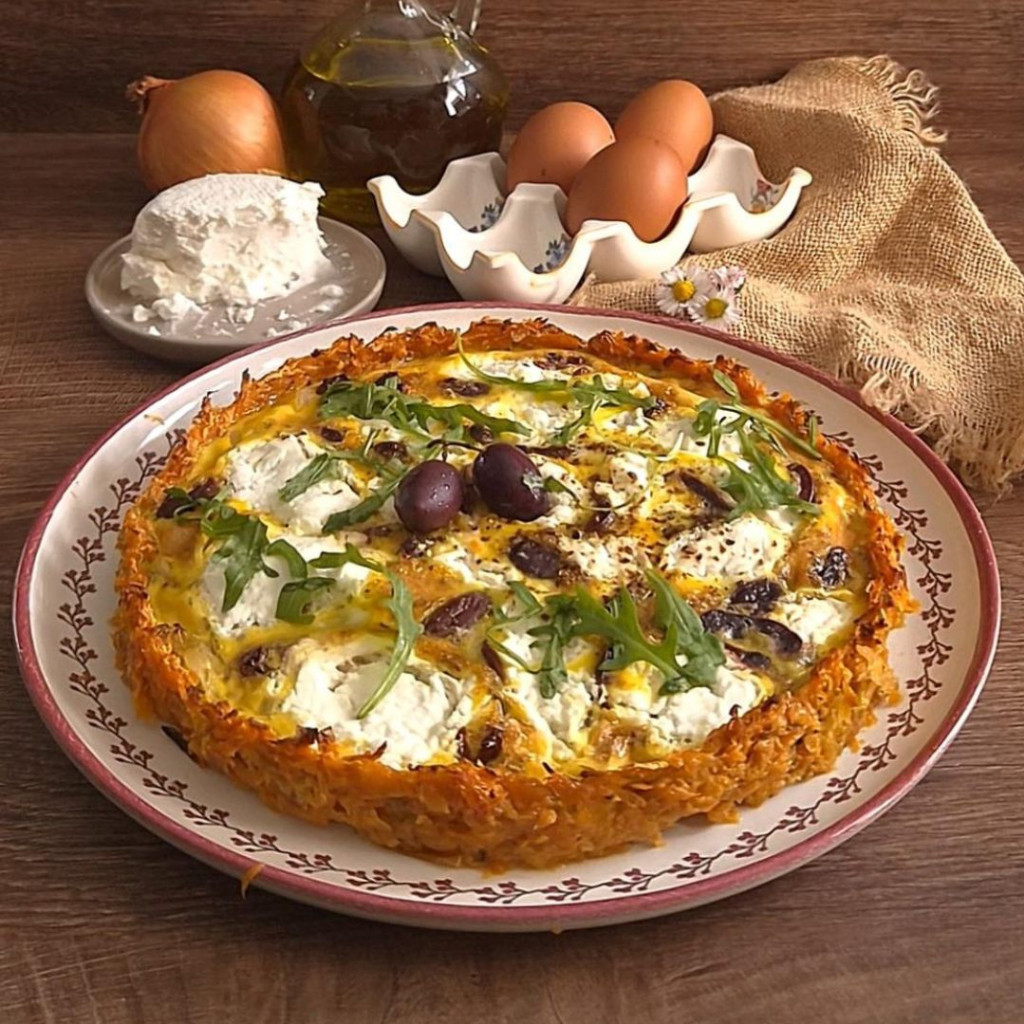 Recette Rösti Tart : Patate Douce & Chèvre Frais sans gluten