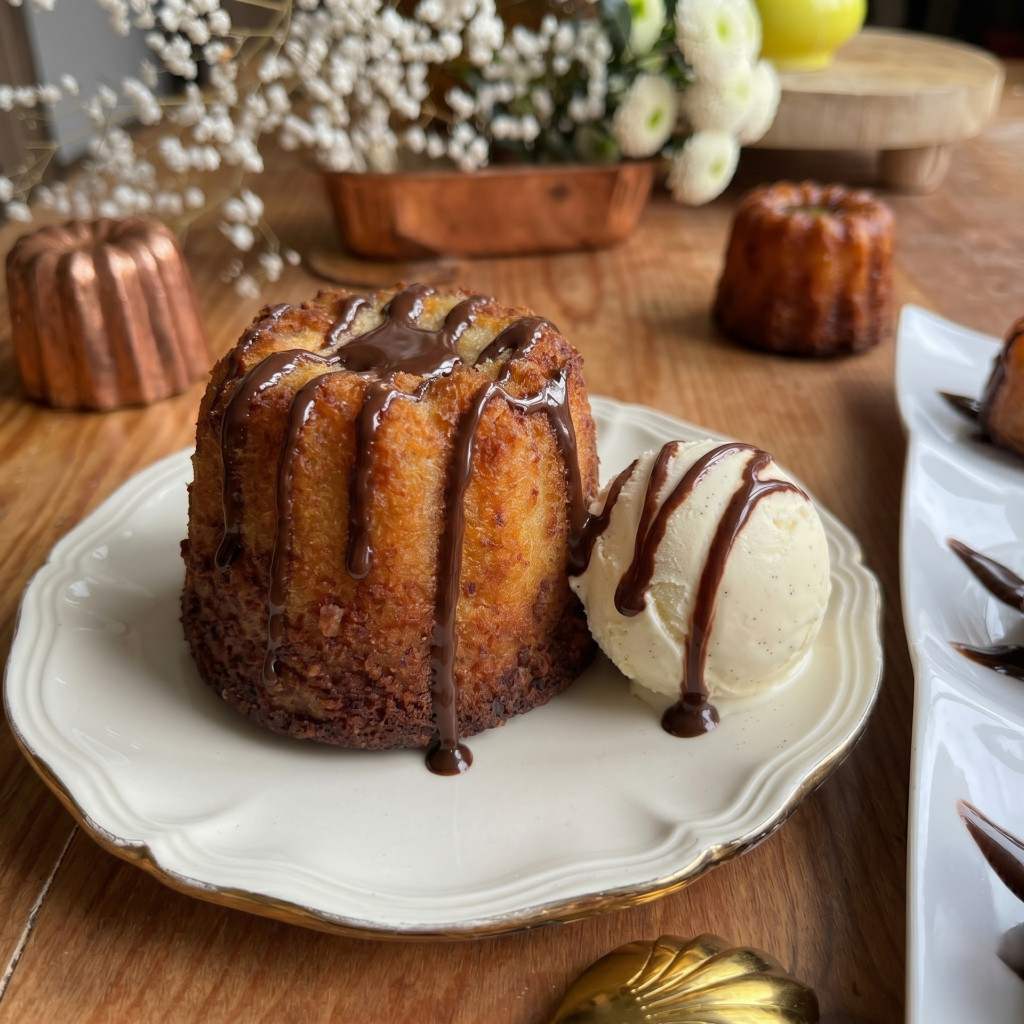 Recette  Cannelés façon Profiteroles