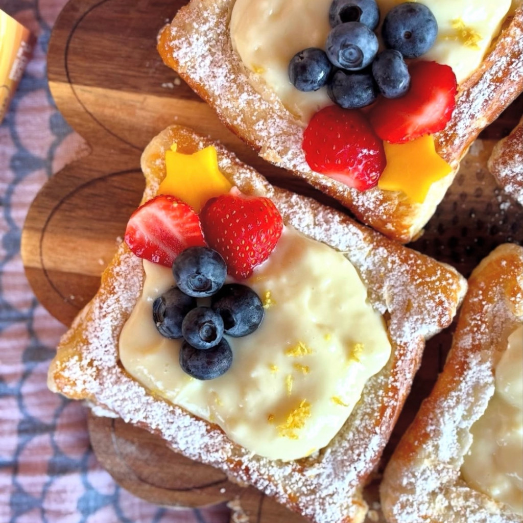 Recette : Feuilletés Croustillants Crème Pâtissière & Fruits Frais