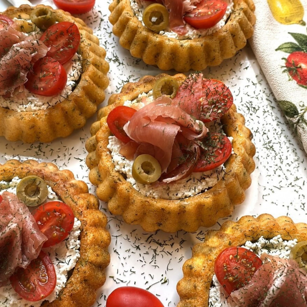 Recette  Mini Tartelettes Salées Renversées