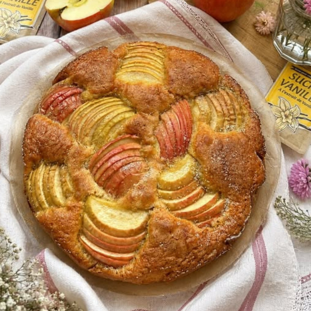 Recette : Gâteau Moelleux aux Pommes Vanillées