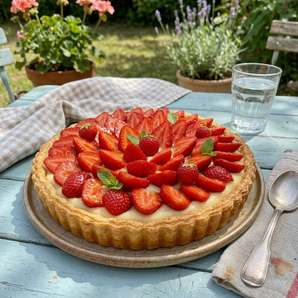 Recette Tarte Express aux Fruits et sa Crème Vanille Irrésistible