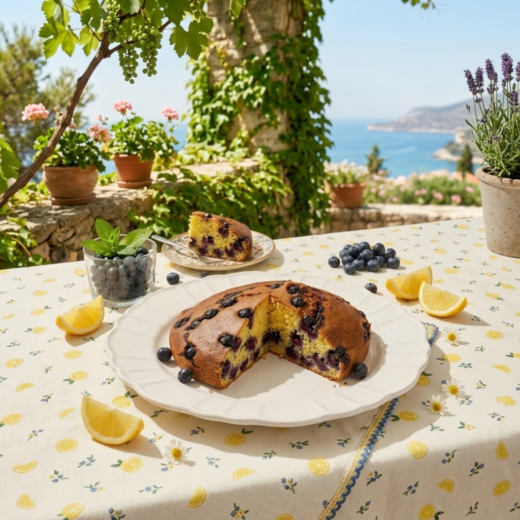 Le Moelleux Citron & Myrtilles Fraîches