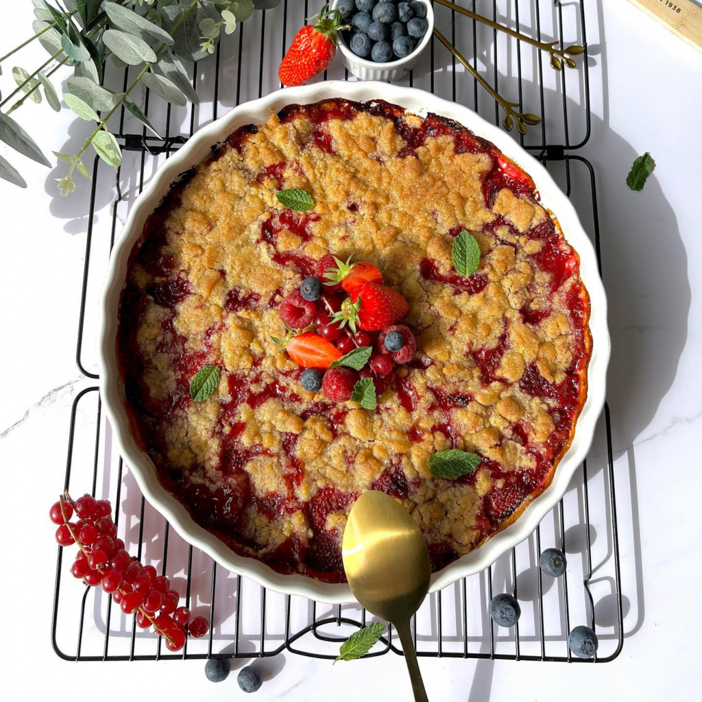 Recette Crumble aux fruits de notre enfance