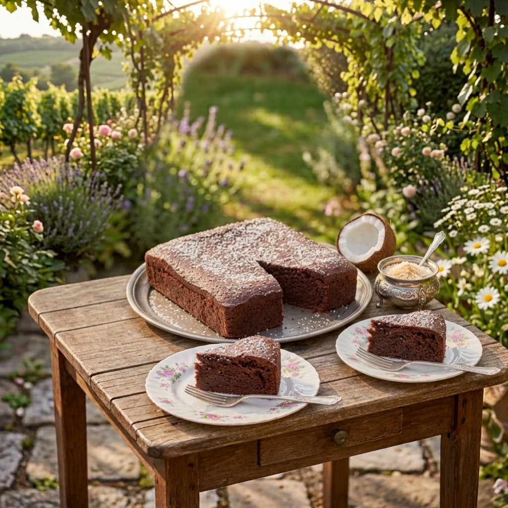Le Fondant Chocolat & Cœur Noix de Coco Express