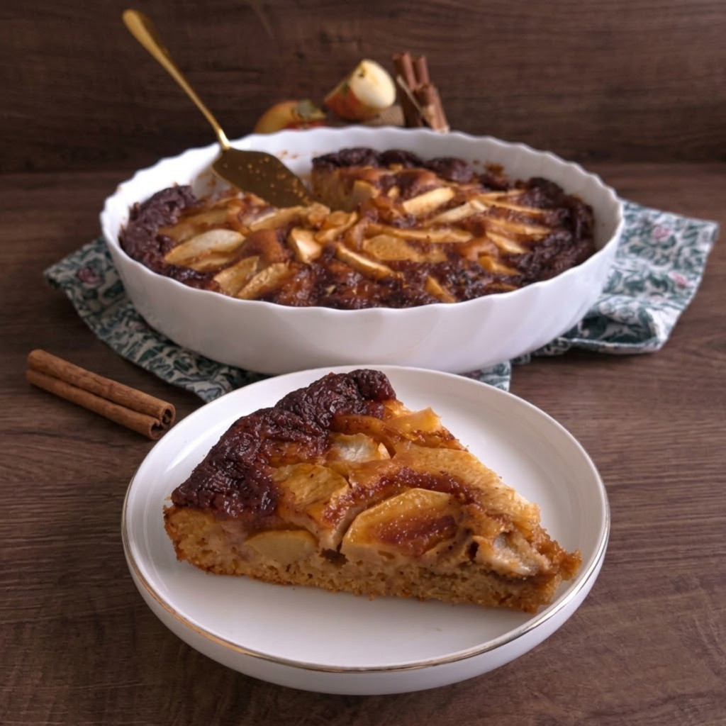 Recette Tarte Moelleuse aux Pommes Façon Cinnamon Roll