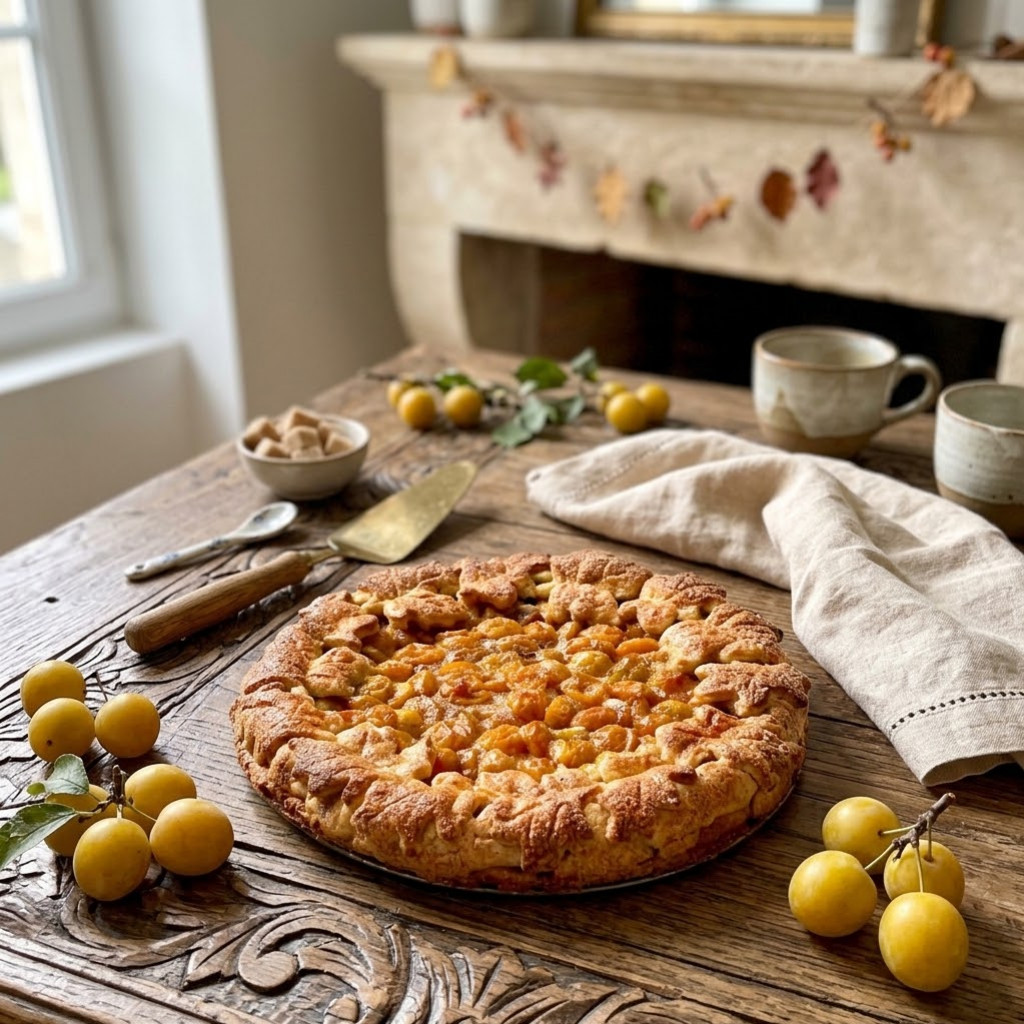 Recette Tarte Rustique aux Mirabelles 