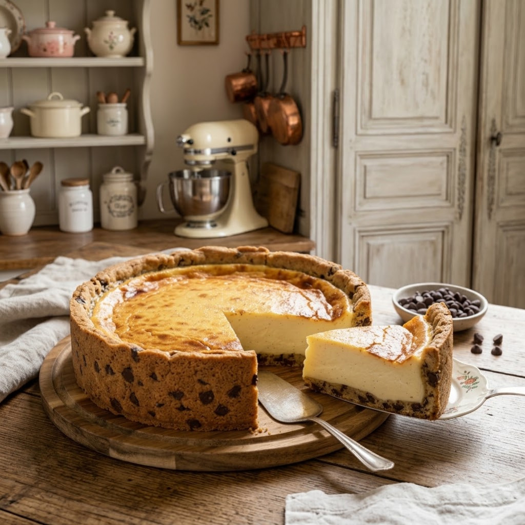 Recette Flan Cookie Flookie Géant au Cœur Crémeux