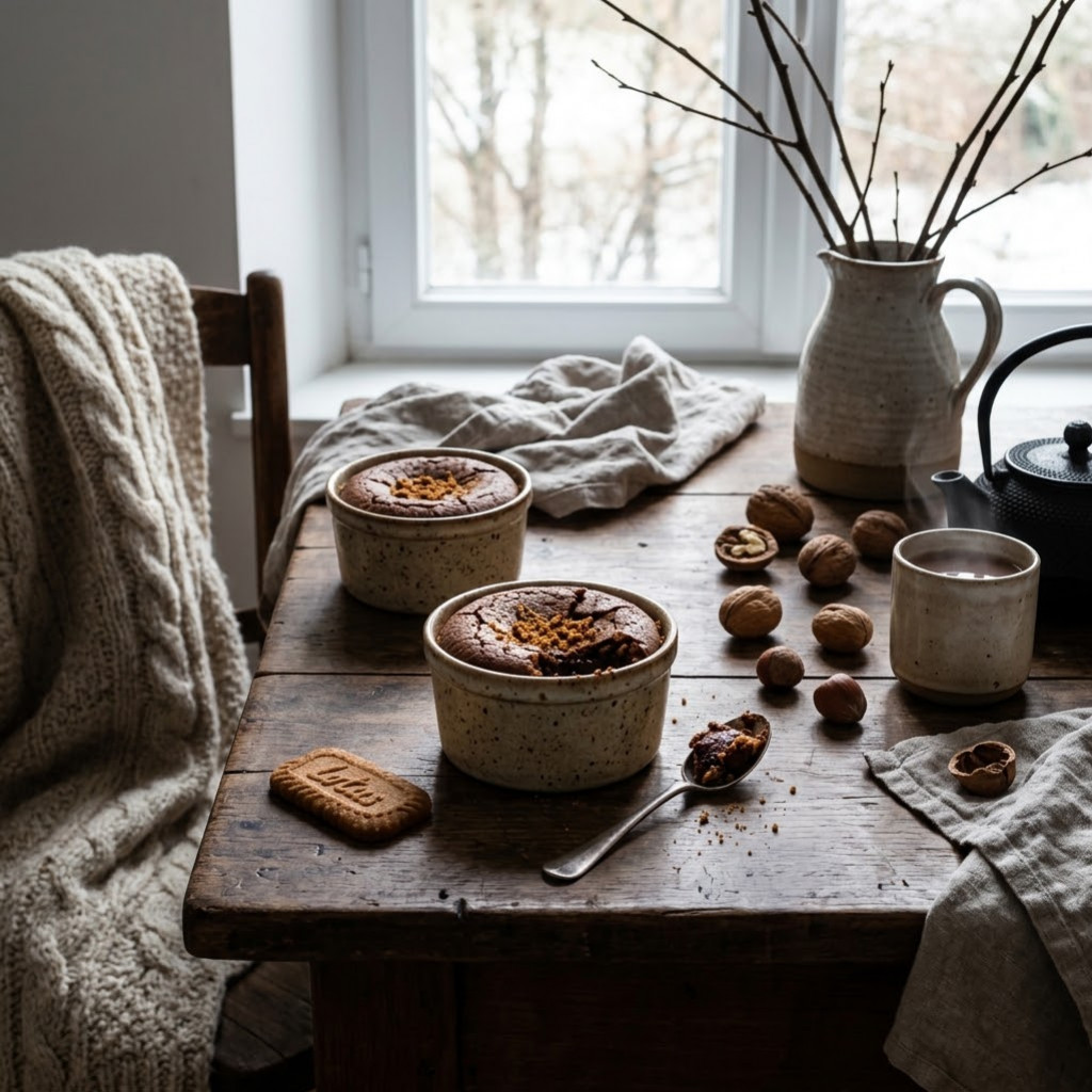 Recette Fondant au Chocolat Intense au Cœur Coulant de Spéculoos