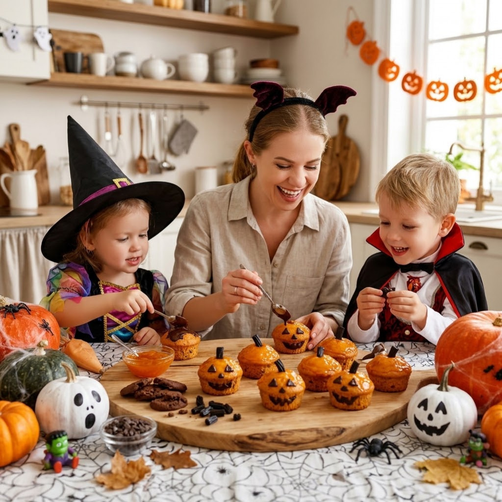 Recette Gâteau Halloween Carotte Cake : Les Monstres Citrouilles au Cœur Fondant