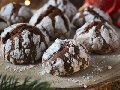 Recette de Crinkles de Noël 