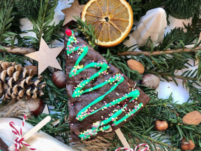 recette Sapins de Noël Brownies chocolat