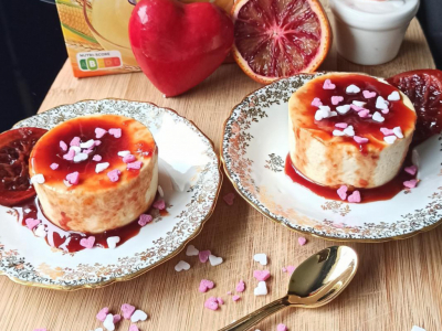 Recette facile Crème vanille Orange sanguine  
