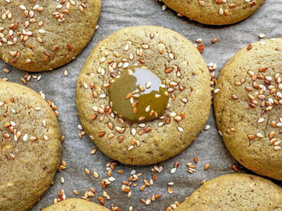 Recette Cookie à la pistache & Sezame 