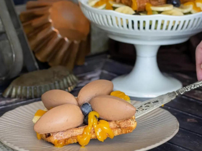 Recette Gaufre Brioche  perdue 