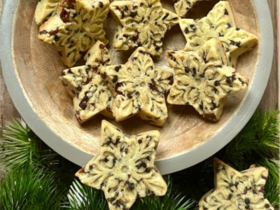 Recette Cookies Étoiles Sablées Chocolat & Noix de Pécan
