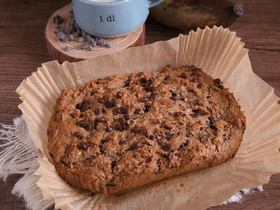 Recette du Banana Bread Sarrasin, Châtaigne et Chocolat sans gluten ma