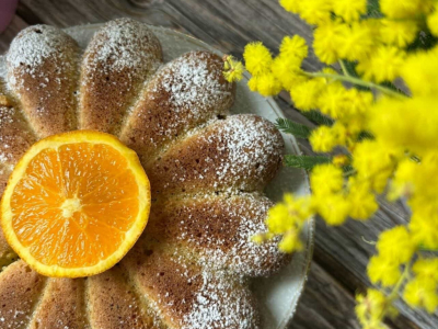 Recette du Moelleux à l’orange & graines de pavot